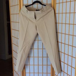 White House Black Market slim crop trouser 10